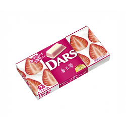 お菓子 画像 DARS 香る苺 香りあふれる3層仕立て 30th そのフルーツ感もミルクのしわざ 森永 40%off