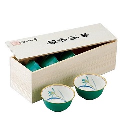 食器 画像 湯吞み5客セット 御湯呑揃 セイントジョーン 香蘭社 木箱入り