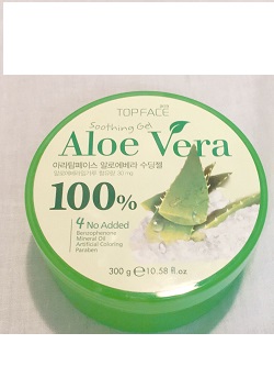 韓国コスメ 画像 アロエベラスムージングジェル 100% TOP FACE 300g 新品