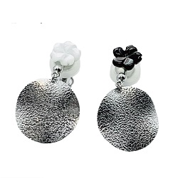 プラチナ製品 画像 Pt850 イヤリング 白蝶貝 黒蝶貝