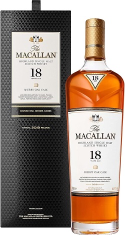 お酒 画像 ザ マッカラン The MACALLAN 18年 700ml シングルモルトスコッチウイスキー 43％ 未開封品 箱入り