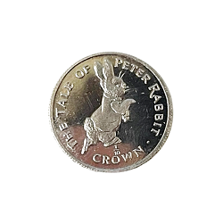 プラチナ製品 画像 Pt999 プラチナ貨 ピーターラビット