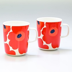 食器 画像 マリメッコ marimekko マグカップペアセット 250ml 北欧