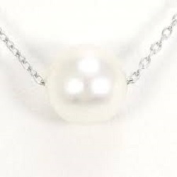 プラチナ製品 画像 Pt585 ネックレス パール