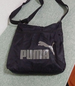 バッグ 画像 ショルダーバッグ ナイロン パープル PUMA 未使用品
