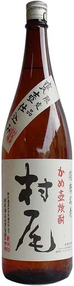 お酒 画像 村尾 かめ壺焼酎 芋 1800ml 25度 限定品 甕壺仕込み 未開封品