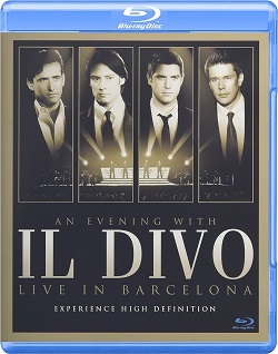 DVD 画像 Blu-ray イルディーヴォ IL DIVO ライヴインバルセロナ 2009 美品
