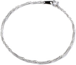 プラチナ製品 画像 Pt999 ブレスレット スクリューチェーン