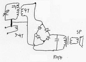 ゲルマラジオ回路図