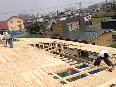 屋根下地