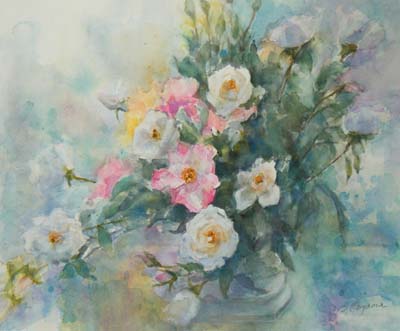 小山静江水彩画展