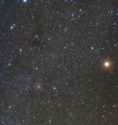 ベテルギウスとバラ星雲