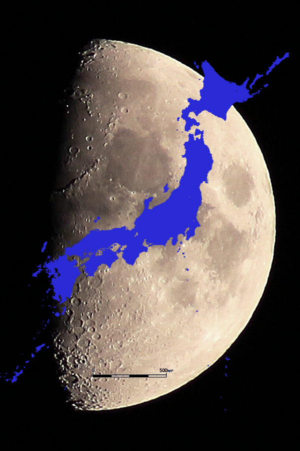 の 直径 月
