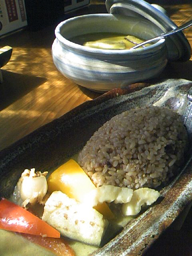 有福cafeのシーフードグリーンカレー
