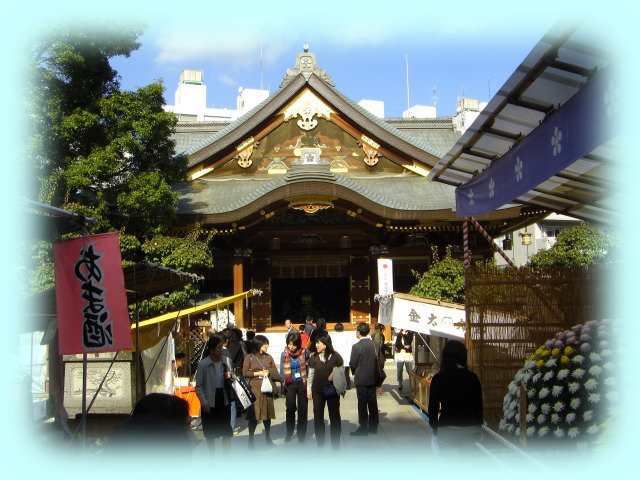 湯島天神の拝殿