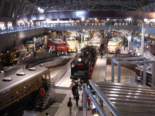 鉄道博物館 1階のヒストリーゾーン