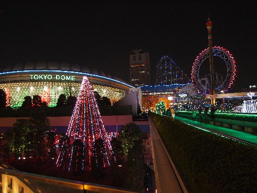 東京ドームのイルミネーション