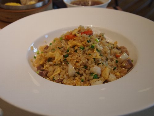 飲茶ランチの炒飯。美味しくない