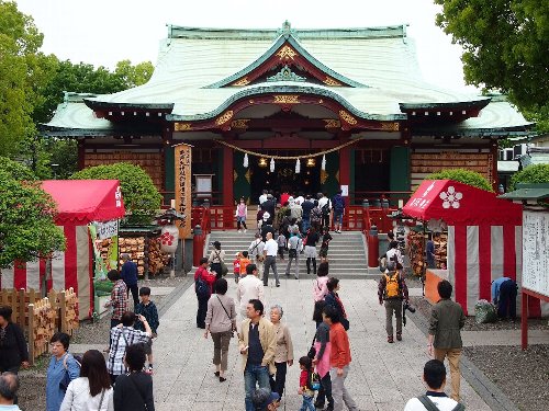 亀戸天神の本殿