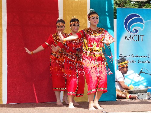 インドネシア・フェスティバル伝統的な踊り
