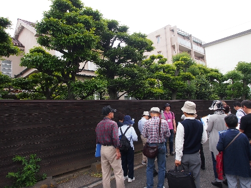島薗家住宅から説明開始