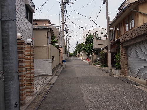 千駄木三丁目のまち並み