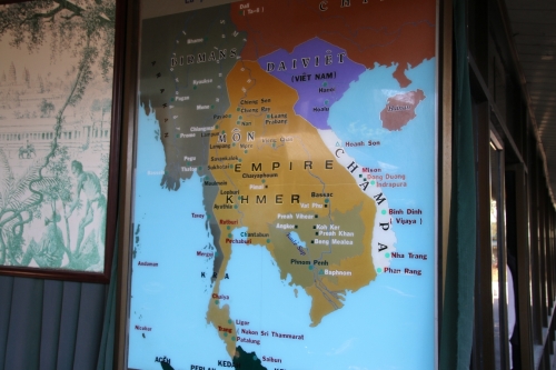 かつてのクメール王朝の版図