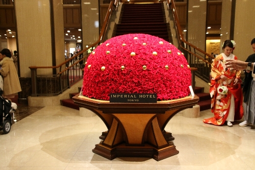 08 帝国ホテルの花