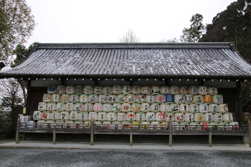 松尾大社の酒樽