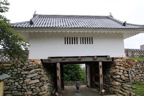 浜松城天守門