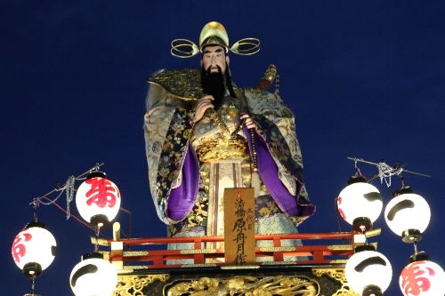 夜のお祭り"