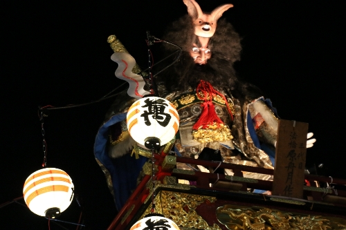 夜のお祭り"