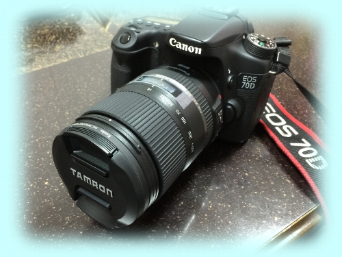 キヤノンEOS70Dとタムロンのレンズ