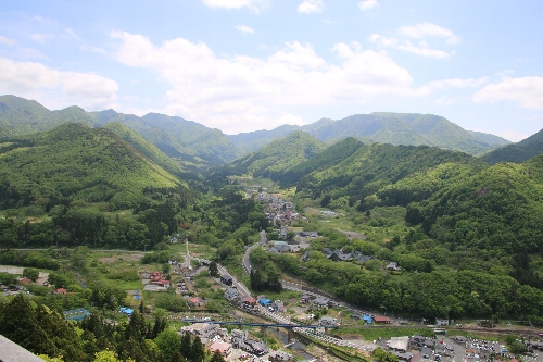 五大堂からの眺望(左手)