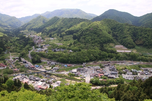 五大堂からの眺望(中央)