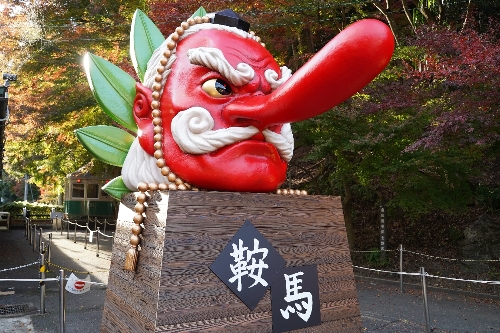鞍馬駅の天狗