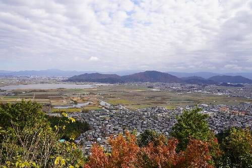 八幡山ロープウェイ山上駅からの眺め