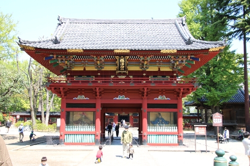 根津神社の楼門