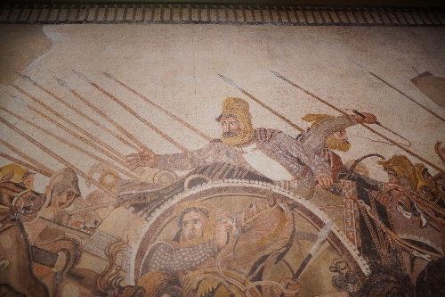 アレクサンドロス大王のモザイク画