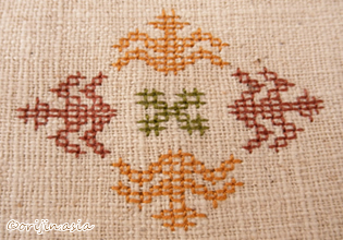 タイ北部ミェン族の刺繍