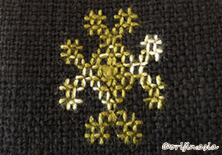 タイ北部ミェン族の刺繍