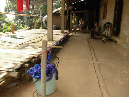 タイ北部のラフ族の村