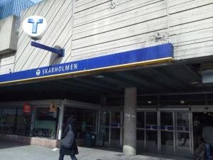 スウェーデンSkarholmen駅