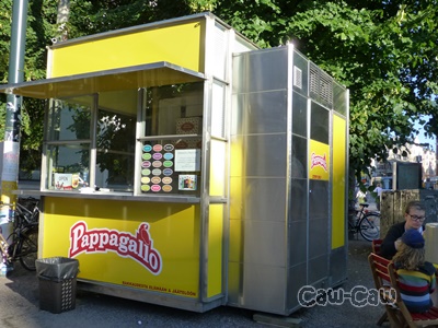 ヘルシンキ アイスクリーム屋台
