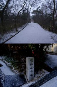 明神山登山道