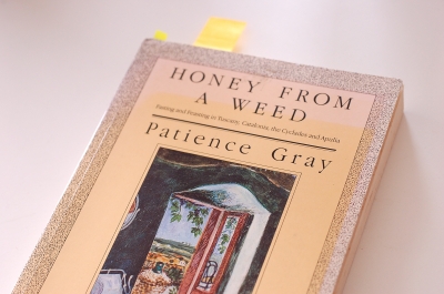 Honey from a weed cover