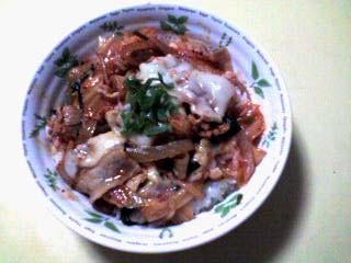 キムチーズ丼