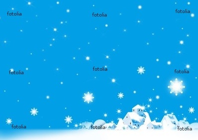 雪の降る街