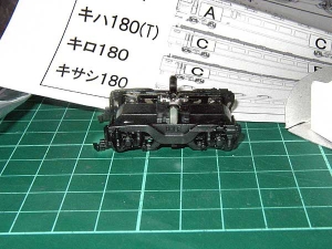 TOMIXキハ181用交換台車枠