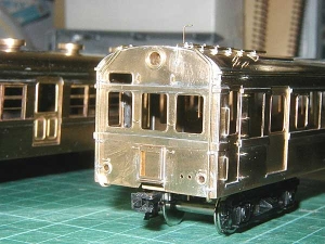 クモハ73、前面ディテール加工